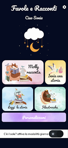 Android application Favole, fiabe e filastrocche screenshort