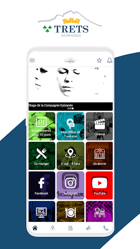 Android application VILLE DE TRETS screenshort