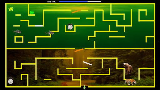 Android application star mazeGame (off line game) screenshort