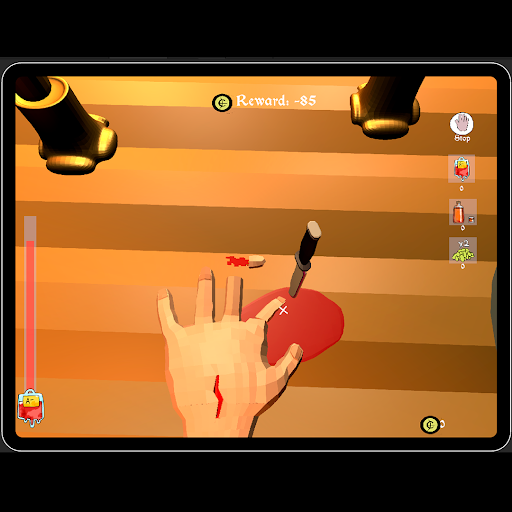 Knife Hand Game Screenshot