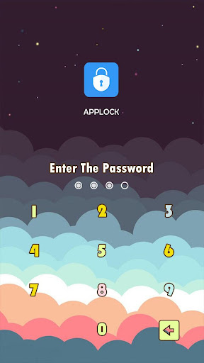 AppLock Theme Cute Stars Screen 2