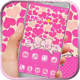 Pink bowknot Kitty Love icon