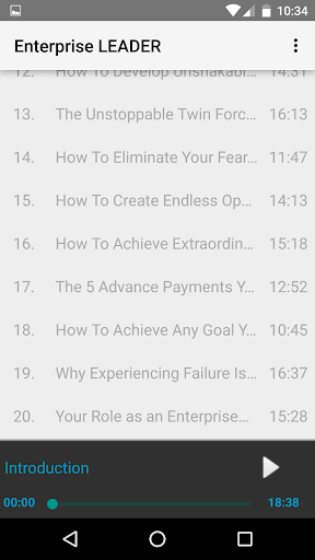 Enterprise LEADER Sample