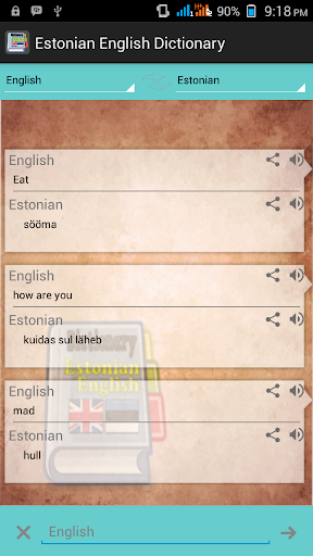 Estonian English Dictionary