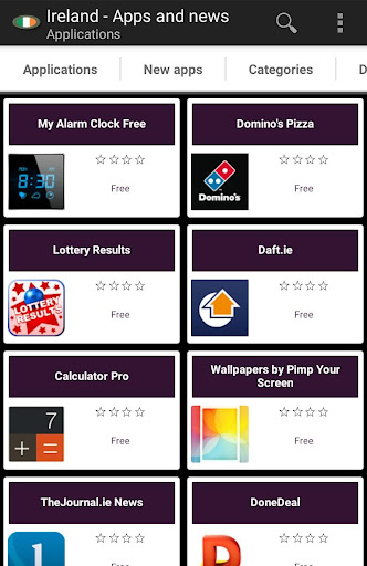Android application Irish apps and games screenshort