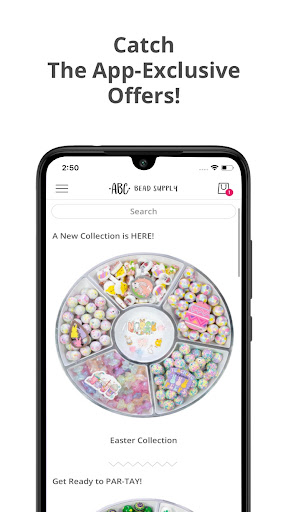 Android application ABC Bead Supply screenshort