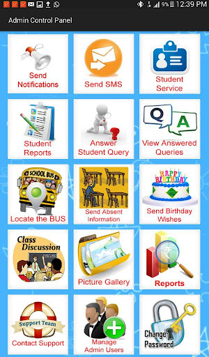 Android application Krishnakulam Admin screenshort