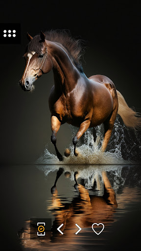 Android application Wallpapers 4K with horses screenshort