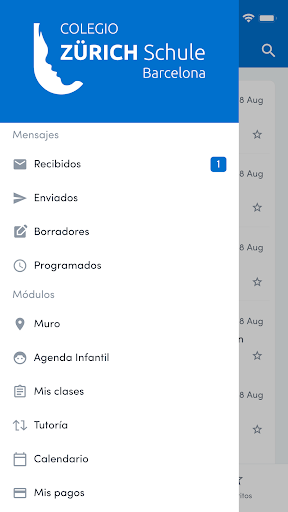 Android application Zürich Schule Barcelona screenshort