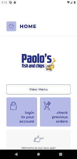 Android application Paolos Fish & Chips CA2 screenshort