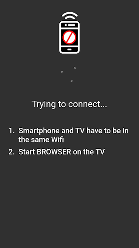 Remote for TV BROWSER Screen 2