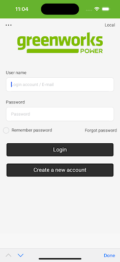 Android application gPOWER screenshort