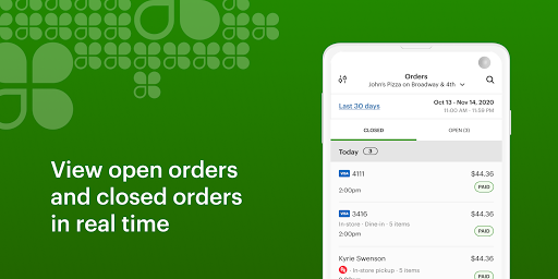 Clover Go - Dashboard & POS Screen 3