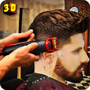 Barbería peluquería pelo loco esqueje juegos 3D