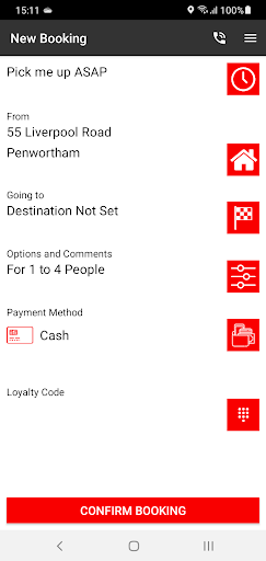 South Ribble Taxis Screen 2