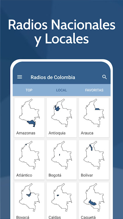 Radios de Colombia FM en Vivo - 3.9 - (Android)