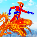 Cover Image of डाउनलोड मियामी स्पाइडर रस्सी हीरो गेम्स  APK