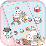Cup Kitty Theme Wallpaper icon