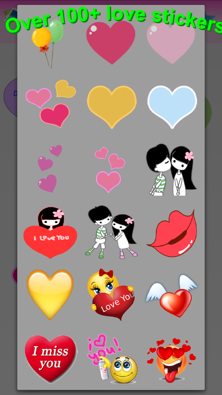 Android application Valentine Day Photo Frames screenshort
