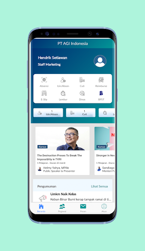 Android application AltiusPeople Foundation screenshort
