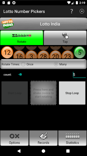 Lotto Player India Screen 3
