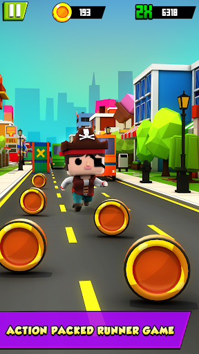 KIDDY RUN - Blocky 3D Running Games & Fun Games  screenshots 1