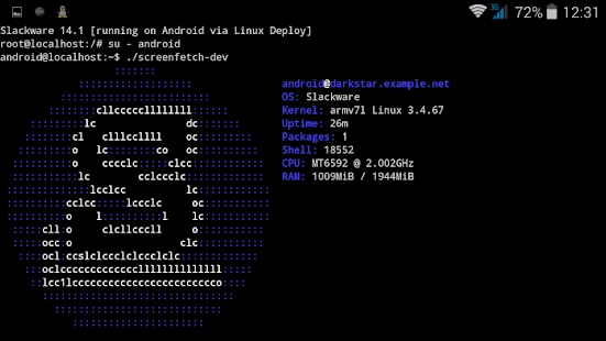 Linux Deploy Screenshot