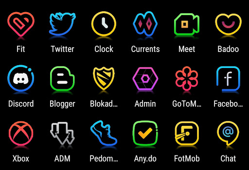 Android application Gradients - Icon Pack screenshort