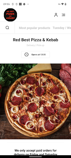 Android application Red Best Pizza & Kebabs screenshort