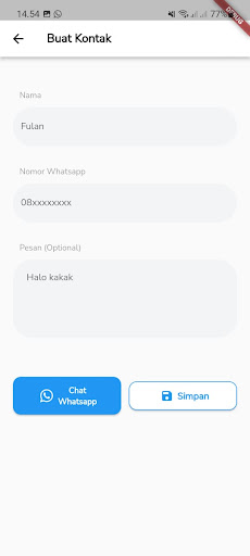 wa.me Mobile Screen 2
