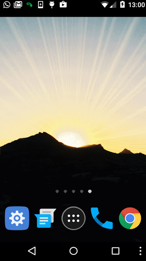 morning sun wallpaper Screen 2