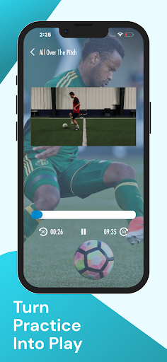 Screenshot of Soccer Dribbling