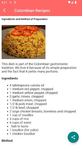 Colombian Culinary Delights Screen 2
