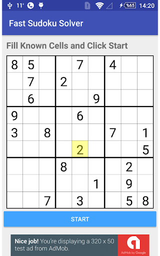 Fast Sudoku Solver Screen 3