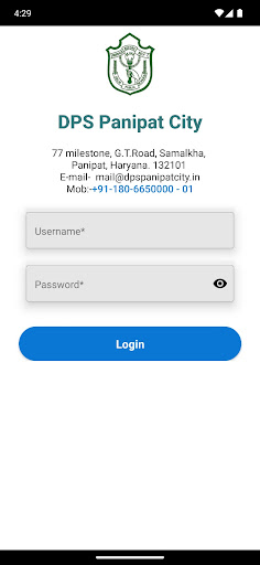 Android application DPS Panipat City screenshort