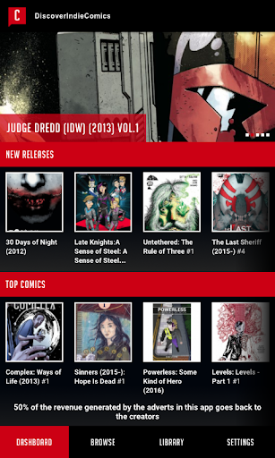 Android application Comichaus screenshort