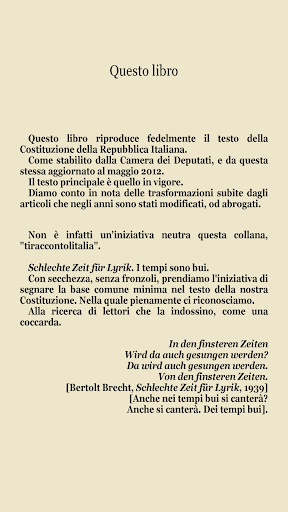La Costituzione della Repubblica italiana