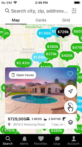 AZ Home Search Screen 2