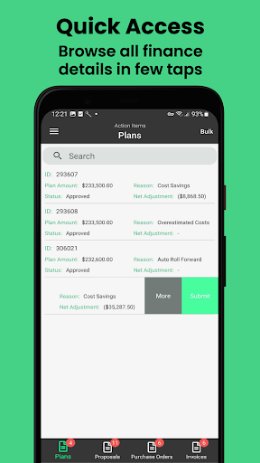 Android application ENFOS screenshort