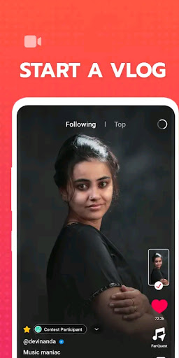 Android application Flames - Short Video App screenshort