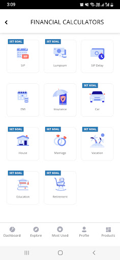 MegaFV - Financial Services Screen 2