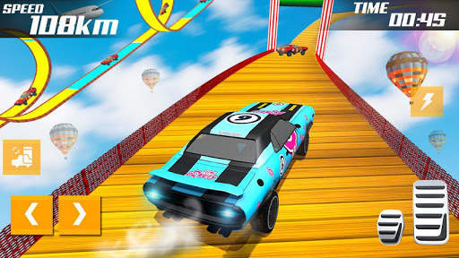 Android application Extreme Car Race 3d Simulator screenshort