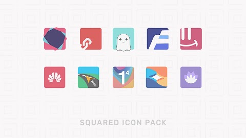 Squared - Square Icon Packのおすすめ画像1
