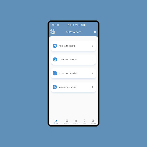 Android application Allpets App screenshort
