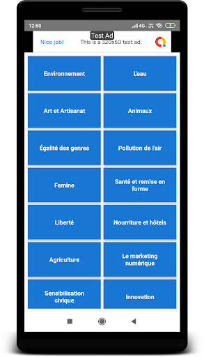 Android application Slogans In French screenshort
