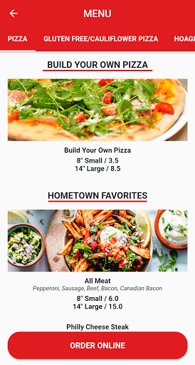 Hometown Pizza – HTP Screen 2