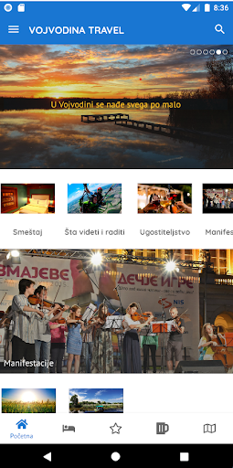 Android application Vojvodina Travel screenshort