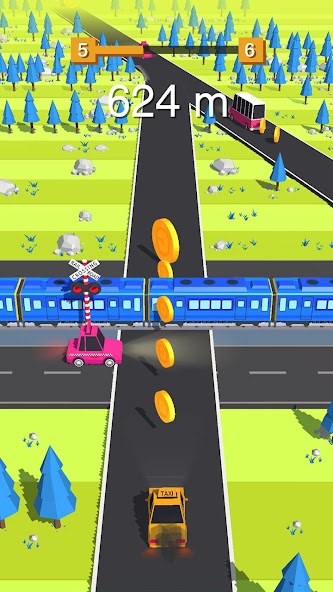 Traffic Car Run: Edisi Khusus 0.6 APK + Mod (Unlimited money) untuk android