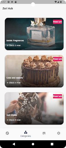 Android application Zuri Hub screenshort