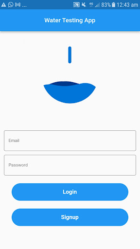 Android application Smart Water Quality screenshort
